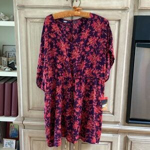 Lands End swimsuit cover up casual dress sz XS/S